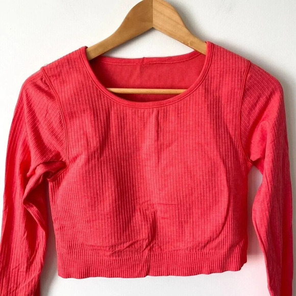 Lululemon Ebb to Street Long Sleeve Shirt Pale Raspberry Size 8 - Picture 5 of 8
